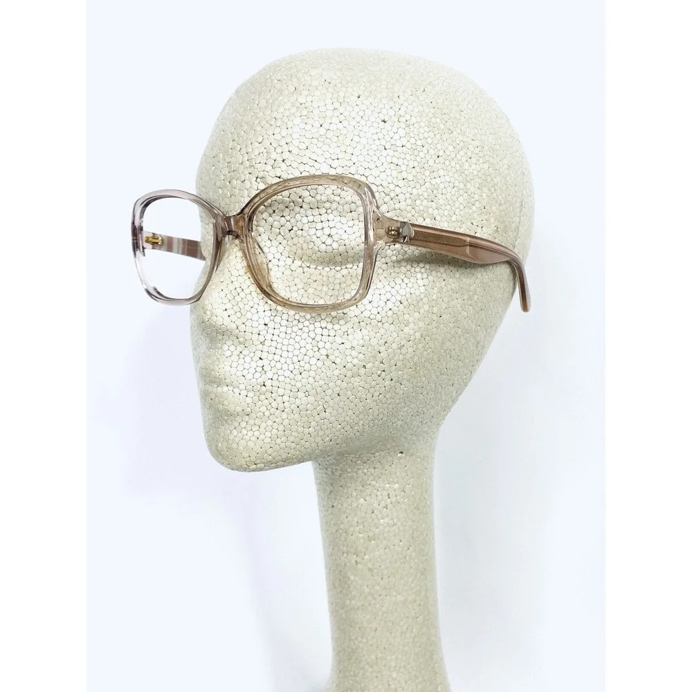Kate Spade Pink Clear Oval Glasses Stripe Temple Ayleen OGX 56 17 135